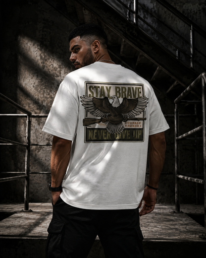 STAY BRAVE - Oversized Tshirt