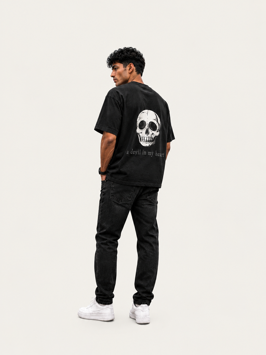 DEVIL HEART - Oversized Tshirt