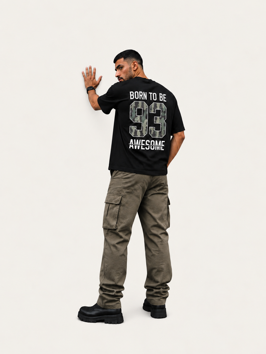 BORN TO BE AWESOME - Oversized Tshirt