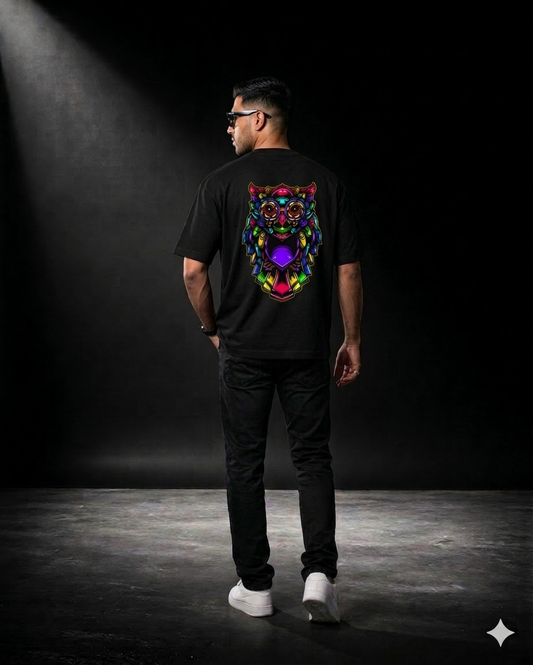 NIGHT OWL Oversized Tshirt - Vanguard